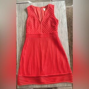 J. Crew Neon Red Sleeveless Dress Size 6